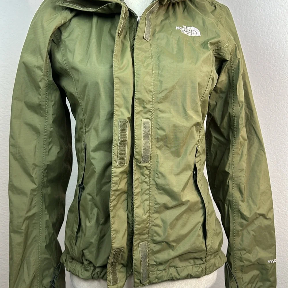 The North Face Resolve 2 Windbreaker Jacket Forest Olive Green Size XS NWOT - Picture 9 of 14